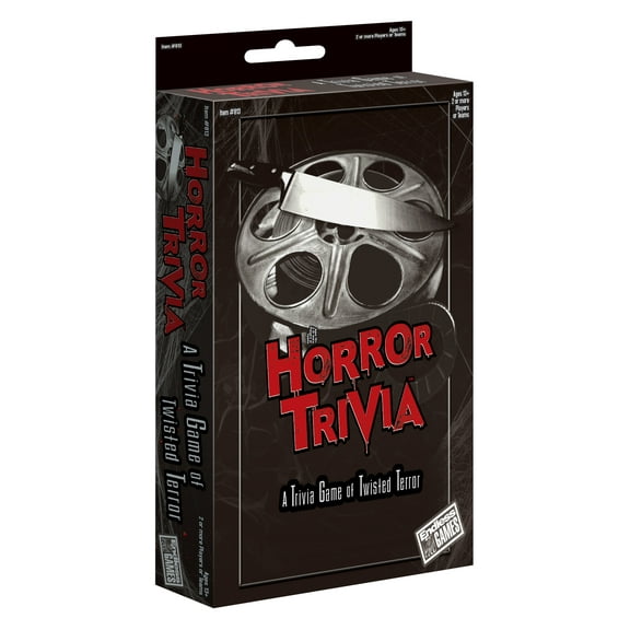 Endless Games Horror Trivia Card Game - Includes 216 Trivia Questions for Horror Fans