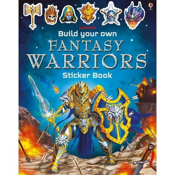 Build Your Own Sticker Book Build Your Own Fantasy Warriors Sticker Book, (Paperback)