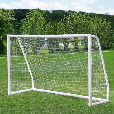 TLGREEN 8 x 6 ft Portable Soccer Goal Net , Weatherproof UPVC Frame,  with Carry Bag, for Kids & Adults Outdoor Soccer Training