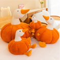 thumbnail image 4 of Peluche de pato de calabaza NQ Almohada de felpa de ganso juguete de peluche 75 cm, 4 of 4