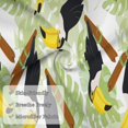 thumbnail image 5 of King Pillow Cases Standard Size - Cute Toucan Monstera On Branch Soft Envelope Closure Microfiber Block Print Pillow Cover, Wrinkle Stain Resistant Travel Pillow Covers Standard Size 20x36in, 5 of 7