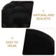 thumbnail image 4 of Braid Artificial Hair Chignon Bun Claw In Hairpiece Extension For Women Short Hair(1b#), 4 of 5