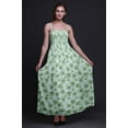 thumbnail image 3 of Bimba Robe à Bretelles Spaghetti Smockée Fluide Imprimée Feuilles de Monstera Bimba pour Femmes-Moyen, 3 of 7