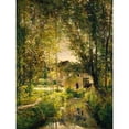 thumbnail image 2 of Landscape with a Sunlit Stream Poster Print by Charles-Francois Daubigny, 2 of 2
