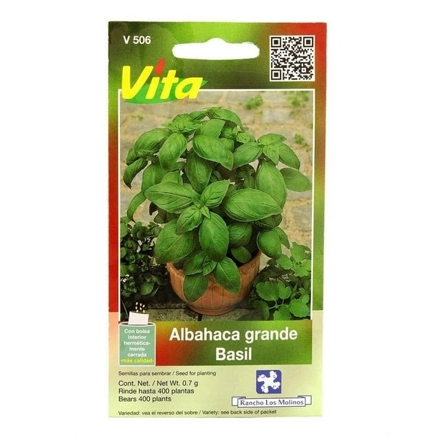 Semillas Vita Albahaca Grande 0.7 gr