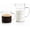 Off-White, variant on Genicook 2-Piece Borosilicate Glass Measuring Cup Set with Secure Snap Lids