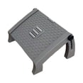 thumbnail image 2 of Foot Rest for under Desk at Work, Foot Rest Cushion with Massage Surface and Massage Roller, Foot Stool under Desk Footrest Curve Footrest for Sitting Gray, 2 of 10