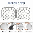 thumbnail image 5 of Goofa Funny Chicken Pattern 2 Piece Car Windshield Sun Shade Foldable | Front Windshield Shade for Sun, Heat and UV Rays | Sunshade for Car Front Window-Large, 5 of 7