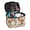 Cute Ghost Pumpkin, variant on Chririnla Elastic Polyester Cosmetic Bag with Split Zone, Sloth Floral Top-handle Toiletry Bag for Traveling and Home Use