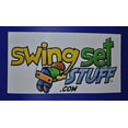 thumbnail image 2 of Swing Set Stuff Bagues de Trapèze Rondes Commerciales avec Autocollant Logo SSS, Jaune, 2 of 2