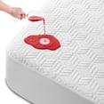 thumbnail image 1 of Protector de colchón Cozymaker, tamaño king, impermeable y refrigeración, 21 cm, 1 of 8