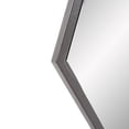 thumbnail image 6 of Tyler Dillon Silver Heaxgonal Shaped Metal Framed Wall Mirror - 30" x 30", 6 of 7