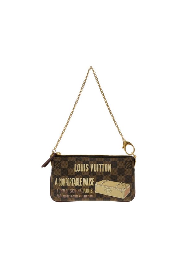 Pre-Owned Louis Vuitton Damier Pochette Mira N63091 Accessory Pouch