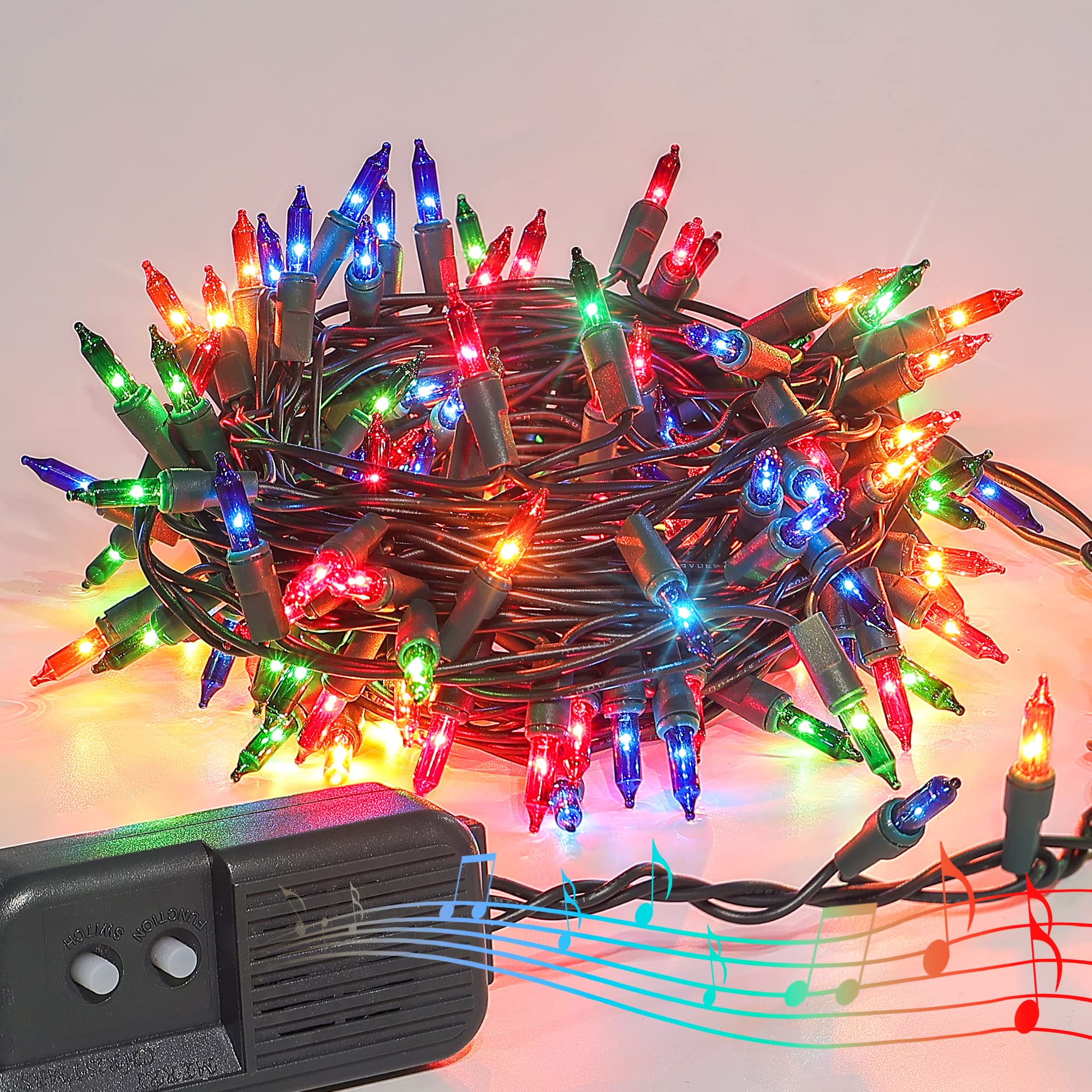 Gilbin 26 Ft LED Musical Christmas String Lights photo 5