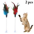 thumbnail image 2 of 2PCS Cat Teasers Interactive Elastic Bell Kitten Wands Cat Play Toys Cat Wands, 2 of 10