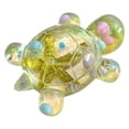 thumbnail image 2 of Clearance Under $5 Glitter Quicksand Turtle Figurine Stress Relief Desk Home Decoration,1PC,Yellow, 2 of 5