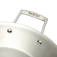 thumbnail image 3 of Babish 13 Inch Tri-Ply Stainless Steel Paella Pan, Large Skillet, Griddle, Frying Pan - Induction Safe, 3 of 11