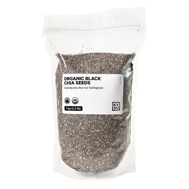 Graines de chia noir bio - 1 kg (2.2lb) 
