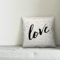 thumbnail image 2 of Creative Products Love saying 16x16 Spun Poly Pillow, 2 of 2