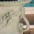 thumbnail image 2 of Noble House Buena Outdoor Cast Stone Garden Urn Planter in White Moss, 2 of 5