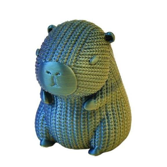 1pc 3D Printing Capybara Figures Animal Decoration Crafts Home Accessories Desk Decor Living Room Decoration