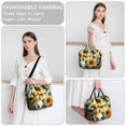 thumbnail image 6 of OBREWU Sunflower Pattern Women's Insulated Leakproof Large Lunch Bag, Oxford Cloth, 6 of 7