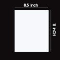 thumbnail image 2 of AWEELON 20Pcs Glossy Vinyl Sticker Paper Waterproof Adhesive Label Paper for Inkjet Printer, White, 2 of 5