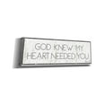thumbnail image 2 of Epic Graffiti 'God Knew My Heart Needed You' by Susan Ball, Canvas Wall Art, 36"x12", 2 of 2