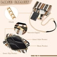 thumbnail image 3 of FORMRS Women Crossbody Purse with Chain Strap Vegan Leather Shoulder Handbag, Abstract Dots, 3 of 7