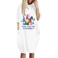 thumbnail image 1 of LSLJS The Fashion Women's Winter Plus Size Loose Pocket Christmas Printed Dress, 1 of 6