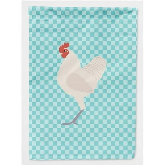 Carolines Treasures BB8011GF German Langshan Chicken Blue Check Flag Garden Size
