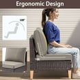thumbnail image 2 of POCASSY Patio Accent Armless Chair with Cushions, 2 of 6