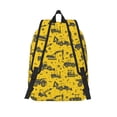 thumbnail image 2 of Lsque Vintage Excavator Pattern Canvas Daypack, Durable Backpack, High-quality Versatile Backpack,Vintage Compact Backpack-Medium, 2 of 6