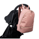 thumbnail image 4 of Mochila Pañalera de Bebé Moderna LuckyLy con Múltiples Compartimentos, Incluye Cambiador, Modelo Sandy rosa UNITALLA, 4 of 7