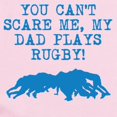 thumbnail image 2 of CafePress - My Dad Plays Rugby Body Suit - Baby Light Bodysuit, Size Newborn - 24 Months, 2 of 4