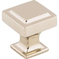 thumbnail image 3 of 1-1/8" Square Ascendra Knob - Polished Chrome, 3 of 7