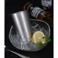 thumbnail image 4 of Vaso de pinta de acero inoxidable - Taza de viaje de vaso de pinta apilable - Taza de metal para beber al aire libre - Taza de acero reutilizable de 500 ml - Juego de 5, 4 of 5