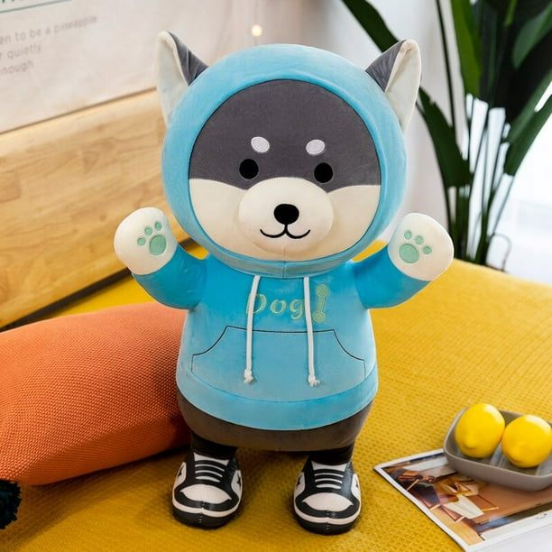 Juguetes de peluche para perro, almohada Kawaii para dormir, Linda muñeca de perro, regalo de cumpleaños y Navidad para niños