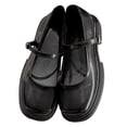 thumbnail image 4 of Zapatos de cuero de PU para mujer, zapatos de uniforme para mujer, zapatos cómodos para mujer, zapatos de uniforme JK diseñados para profesionales, 4 of 8
