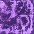 thumbnail image 1 of Ahgly Company Indoor Square Abstract Purple Modern Area Rugs, 6' Square, 1 of 4