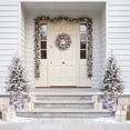 thumbnail image 3 of OasisCraft Pre-Lit 4.5FT Snow Flocked Christmas Tree 100LED Lights, 3 of 8