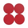 thumbnail image 3 of ZheElen Long Lasting 4pcs Air Hockey Table Arcade Game Pucks 82mm Red Essential Equipment For Game Lovers Colorred Shapecircle, 3 of 6