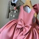 thumbnail image 3 of Vestido de niña de un año Vestido de cumpleaños diario para mujer Vestido de princesa de cumpleaños para niños con flores, 3 of 6