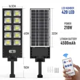 thumbnail image 1 of 504 LED Powerful Solar Lights Outdoor Motion Sensor External Waterproof Street Light 12000 Lumen Lighting Garden House Wall Lamp, 1 of 5