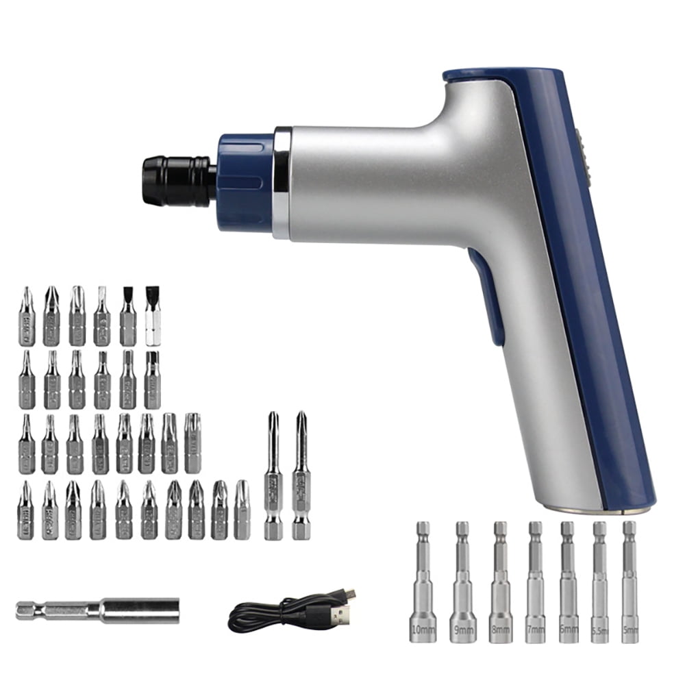 Mini Rechargeable Electric Screwdriver Kit Portable Cordless