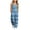 Blue, variant on Girls Striped Printed Cami Jumpsuits Sleeveless Spaghetti Straps Jumpsuit Pants Casual Loose Trousers with Pockets Blue 7-8 Years