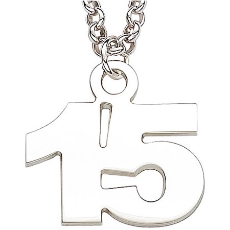 Personalized Planet Number Sterling Silver Pendant