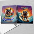 thumbnail image 4 of Retro Surfing Chinese Shar-Pei in Cool Sunglasses Hello Summer Waves Spiral Bound Journal Dog Lover 5x7in Spiral Notebook - 10001, 4 of 5