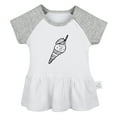 thumbnail image 1 of Animal Conch Pattern Dresses For Baby, Newborn Babies Skirts, Infant Princess Dress, 0-24M Kids Graphic Clothes (Gray Raglan Dresses, 6-12 Months), 1 of 4