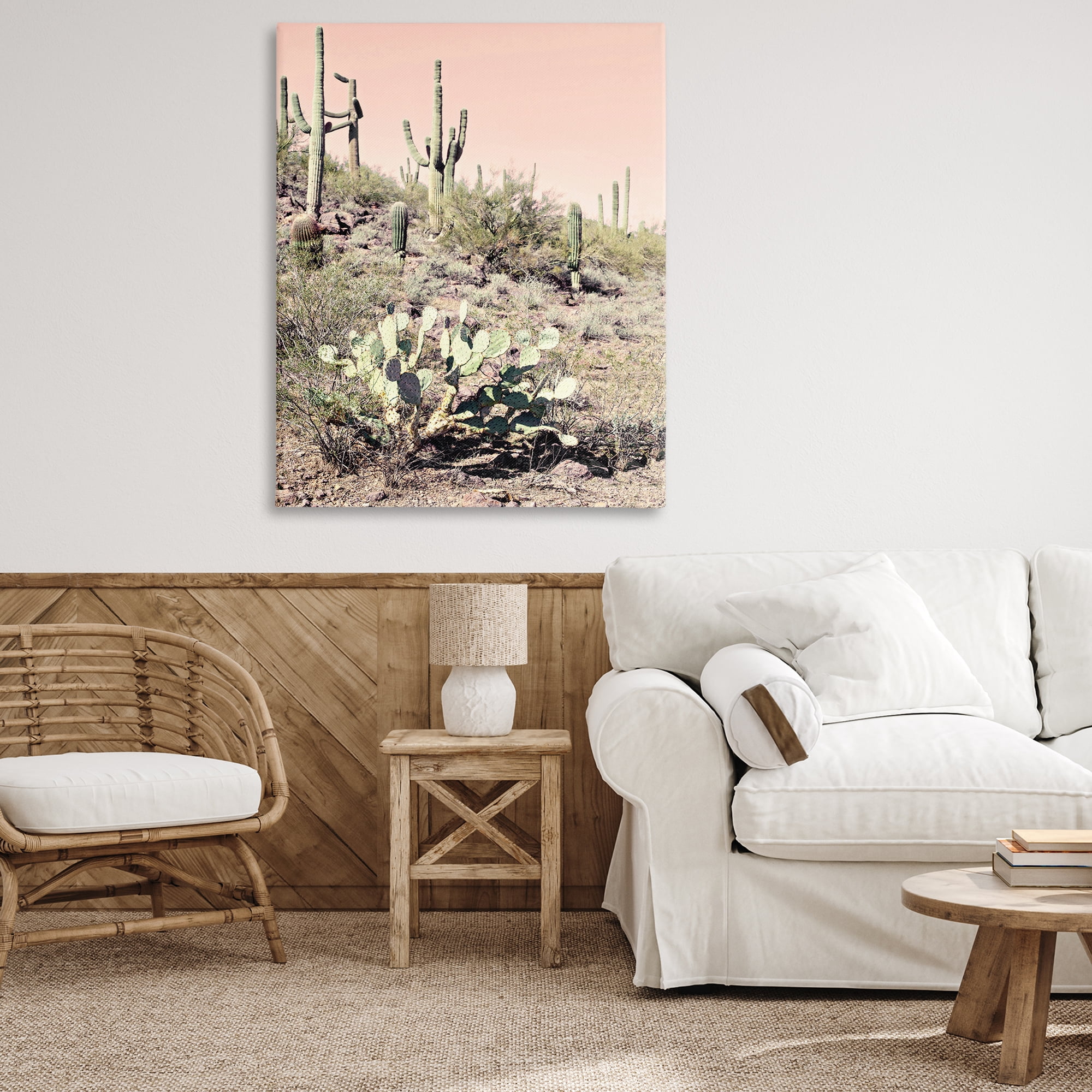 Stupell Industries Rustic Desert Scene Landscape & Nature Photography Wrapped Canvas Art Print Wall Art, 36 x 48